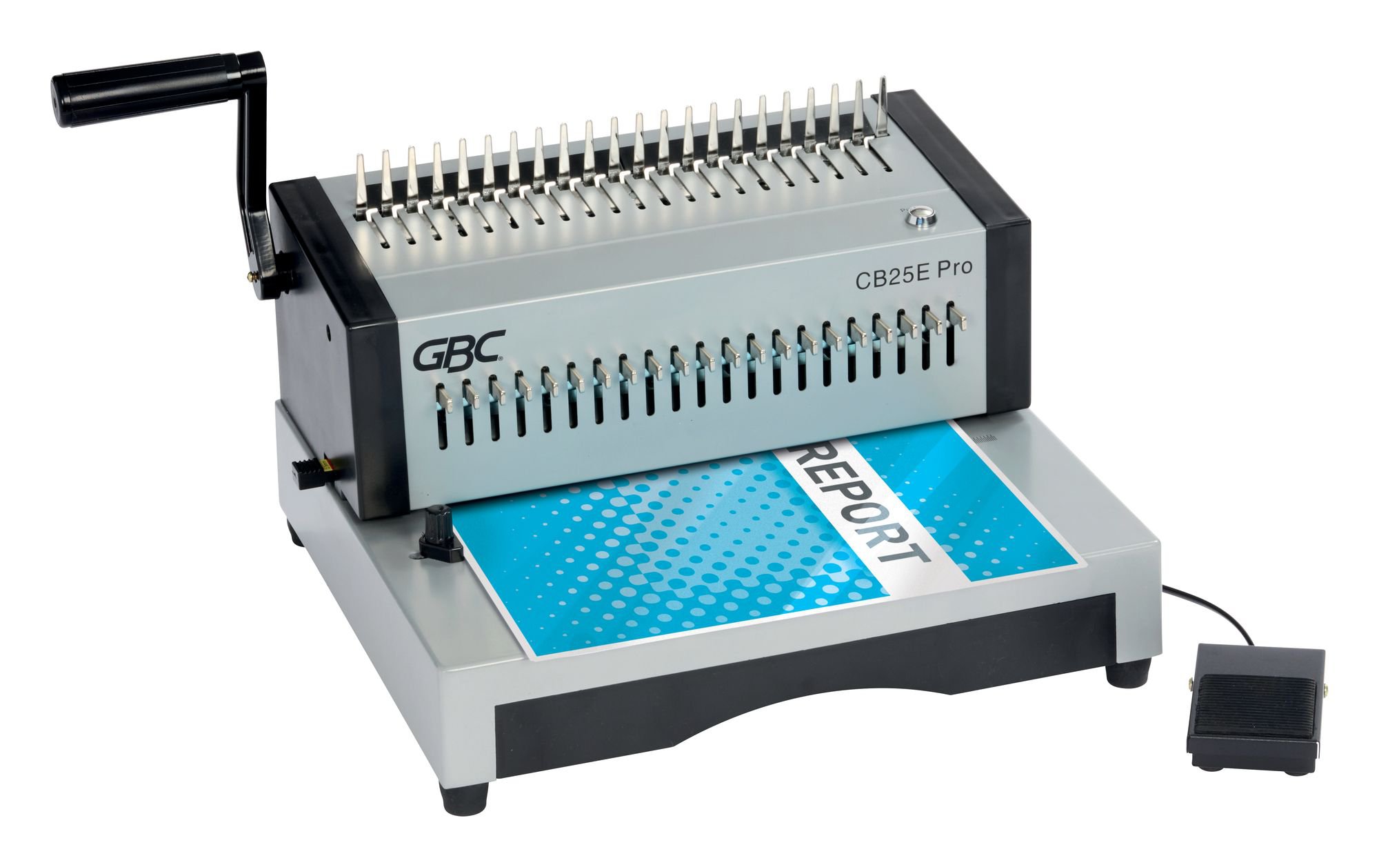 GBC CB25E Pro Heavy Duty Electric Punch and Comb Binding Machine Capacity 500 A4 Sheets