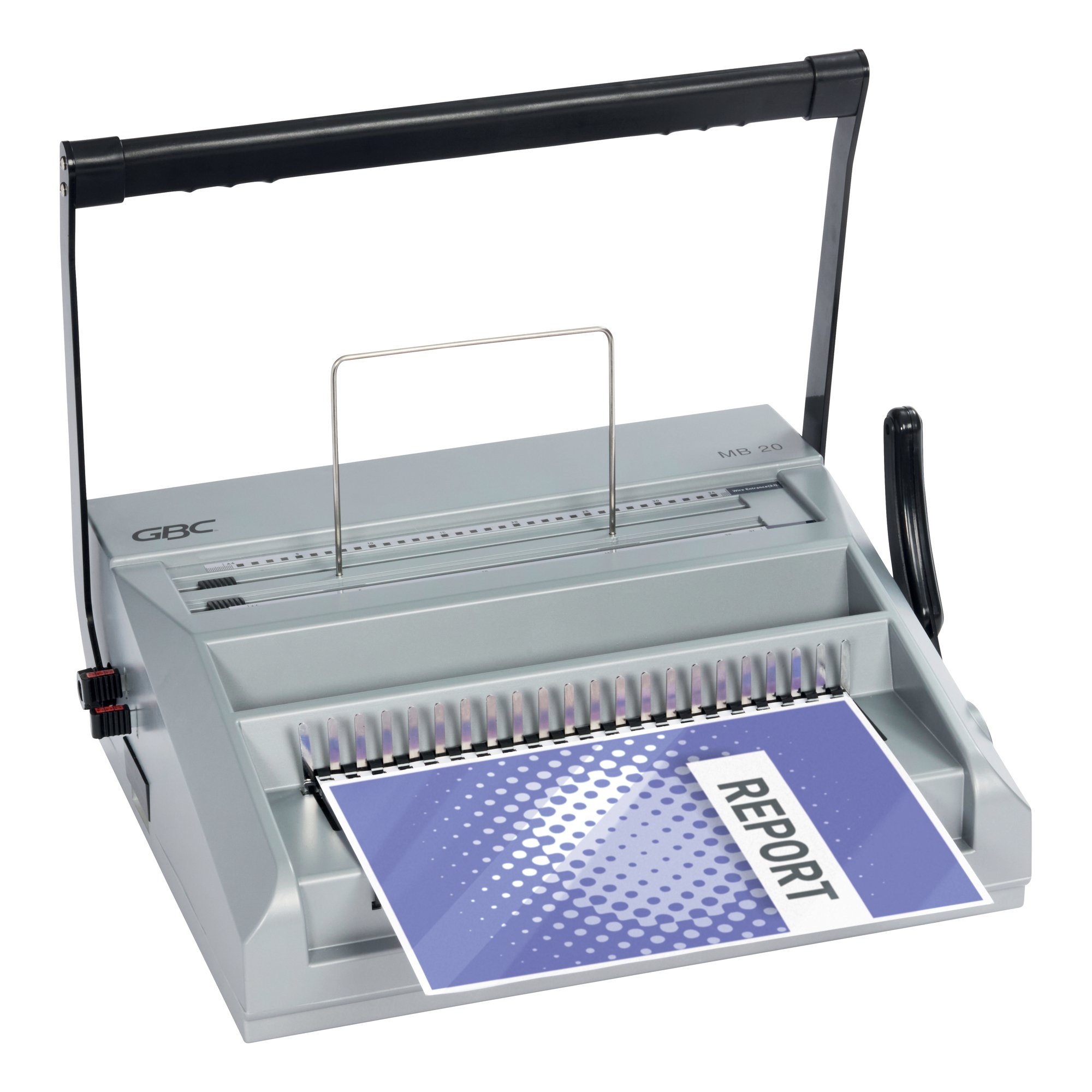 GBC MB20 MultiBind Heavy Duty Comb and Wire Binding Machine Capacity 500 A4 Sheets