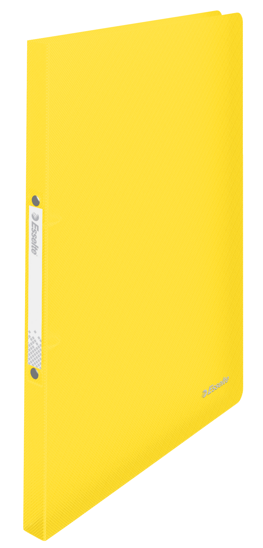 Esselte VIVIDA A4 2.50mm Spine Polypropylene Translucent Ring Binder - Yellow - Outer carton of 10