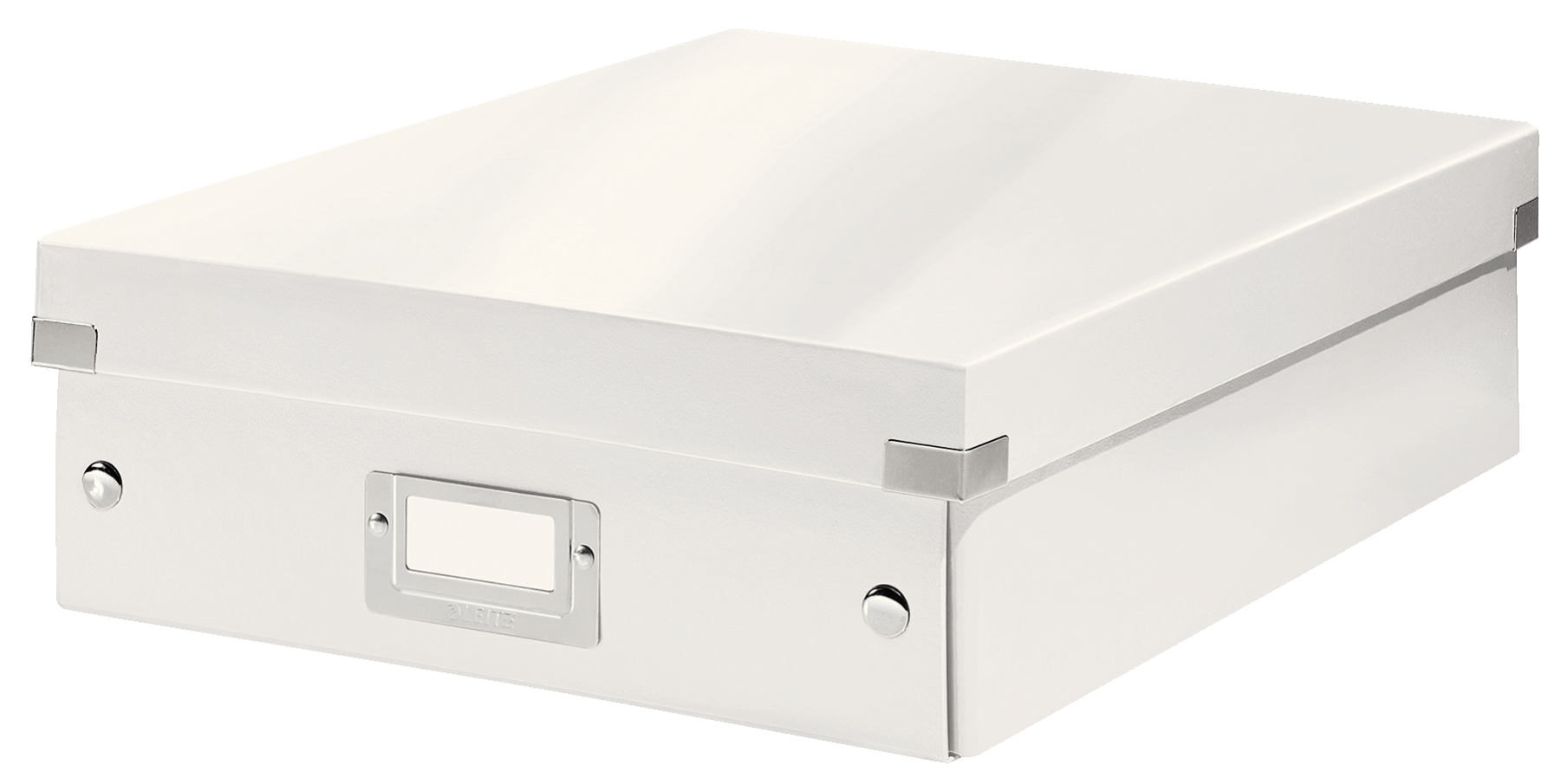 Leitz WOW Click & Store Medium Organiser Box. White