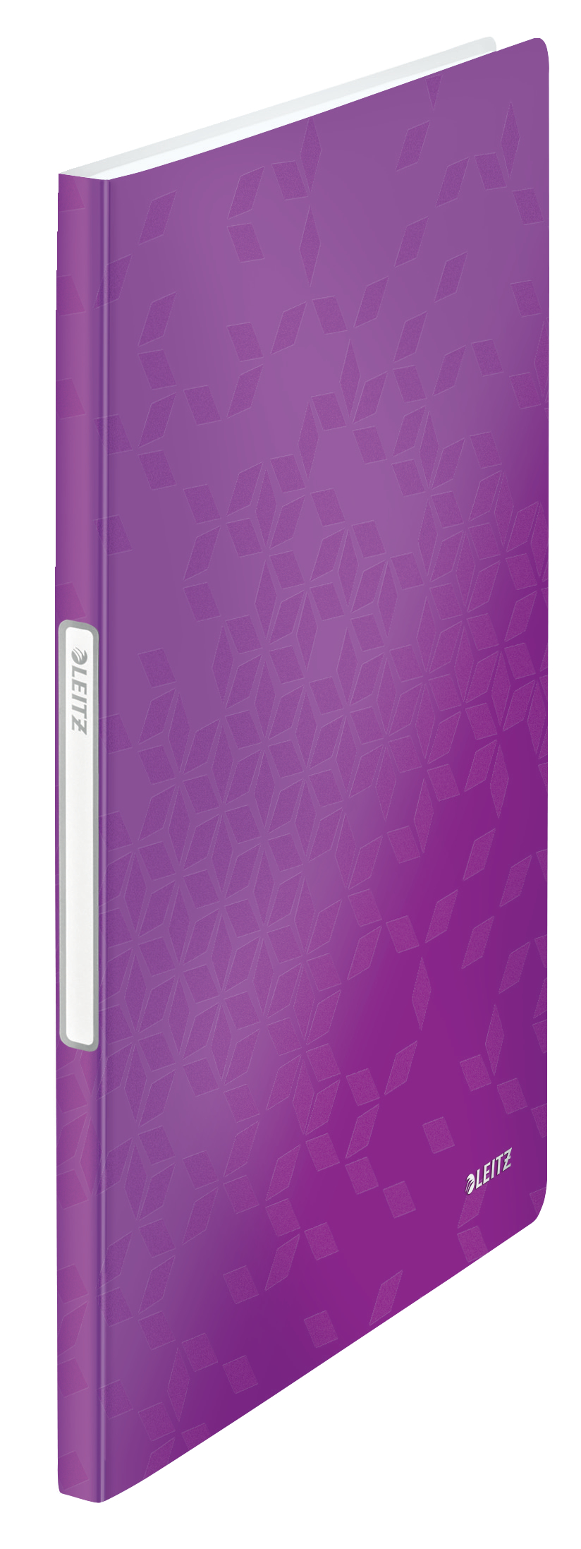 Leitz WOW Display Book Polypropylene. 20 pockets. 40 sheet capacity. A4. Purple - Outer carton of 10