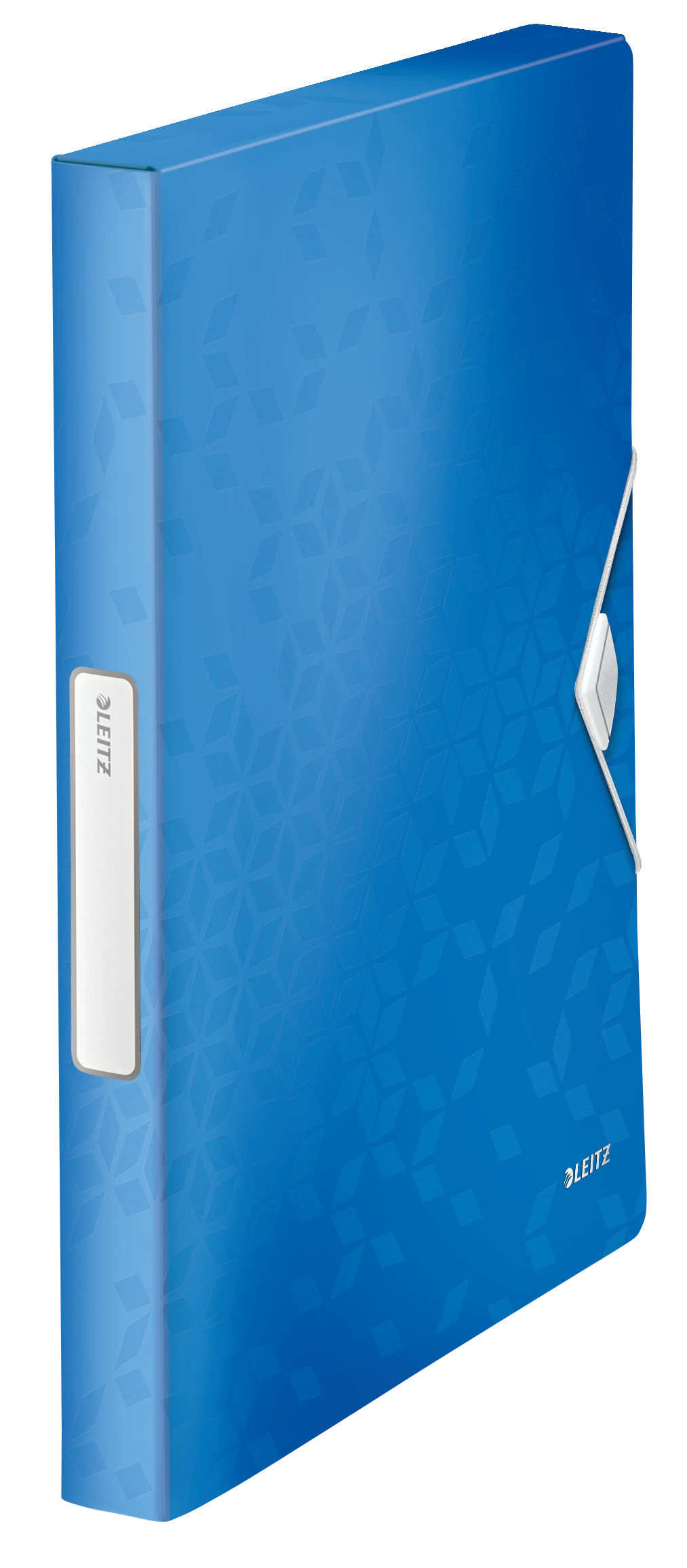 Leitz WOW Box File A4 Polypropylene Blue Metallic - Outer carton of 5