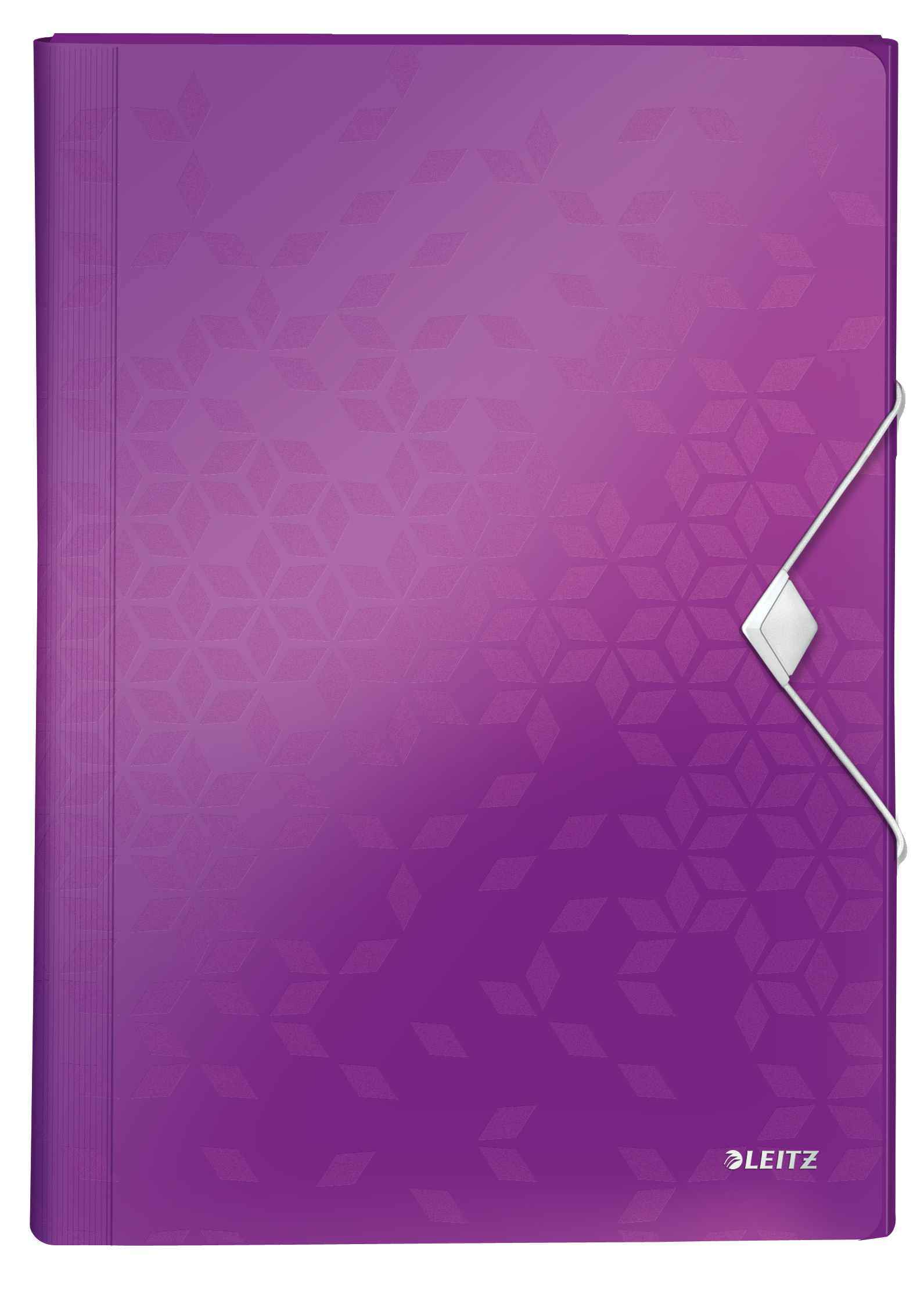 Leitz WOW Project File A4 Polypropylene 250 Sheet Capacity Purple - Outer carton of 5