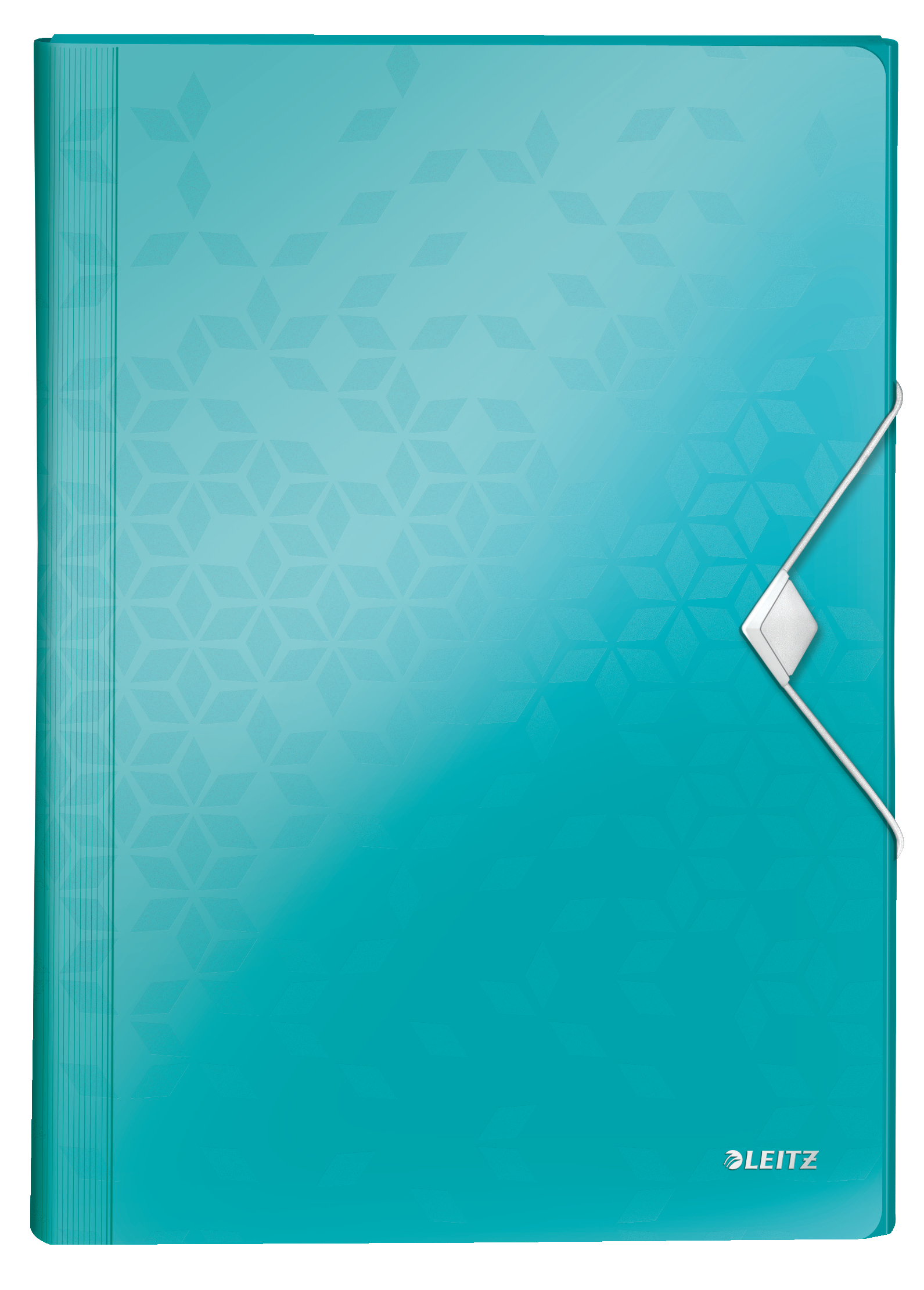 Leitz WOW Project File A4 Polypropylene 250 Sheet Capacity Ice Blue - Outer carton of 5