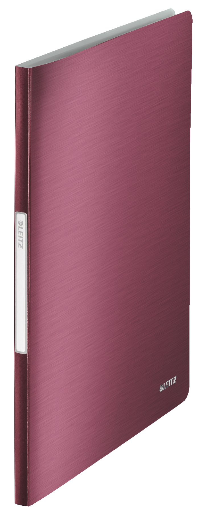 Leitz Style Display Book. Polypropylene. 20 pockets. 40 sheet capacity. A4. Garnet Red. - Outer carton of 10