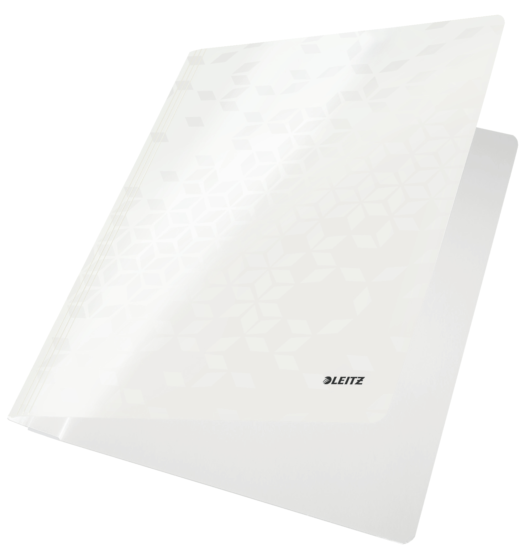 Leitz WOW A4 Flat Files with Bar Mechanism - Pearl White (Pack of 10) - Outer carton of 10