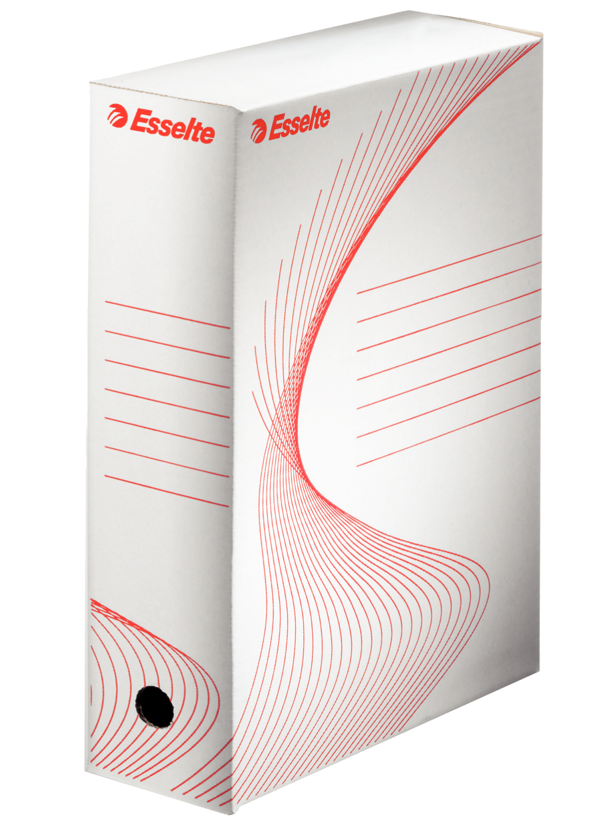 Esselte Standard Archiving Box, A4,  100mm - White - Outer carton of 25