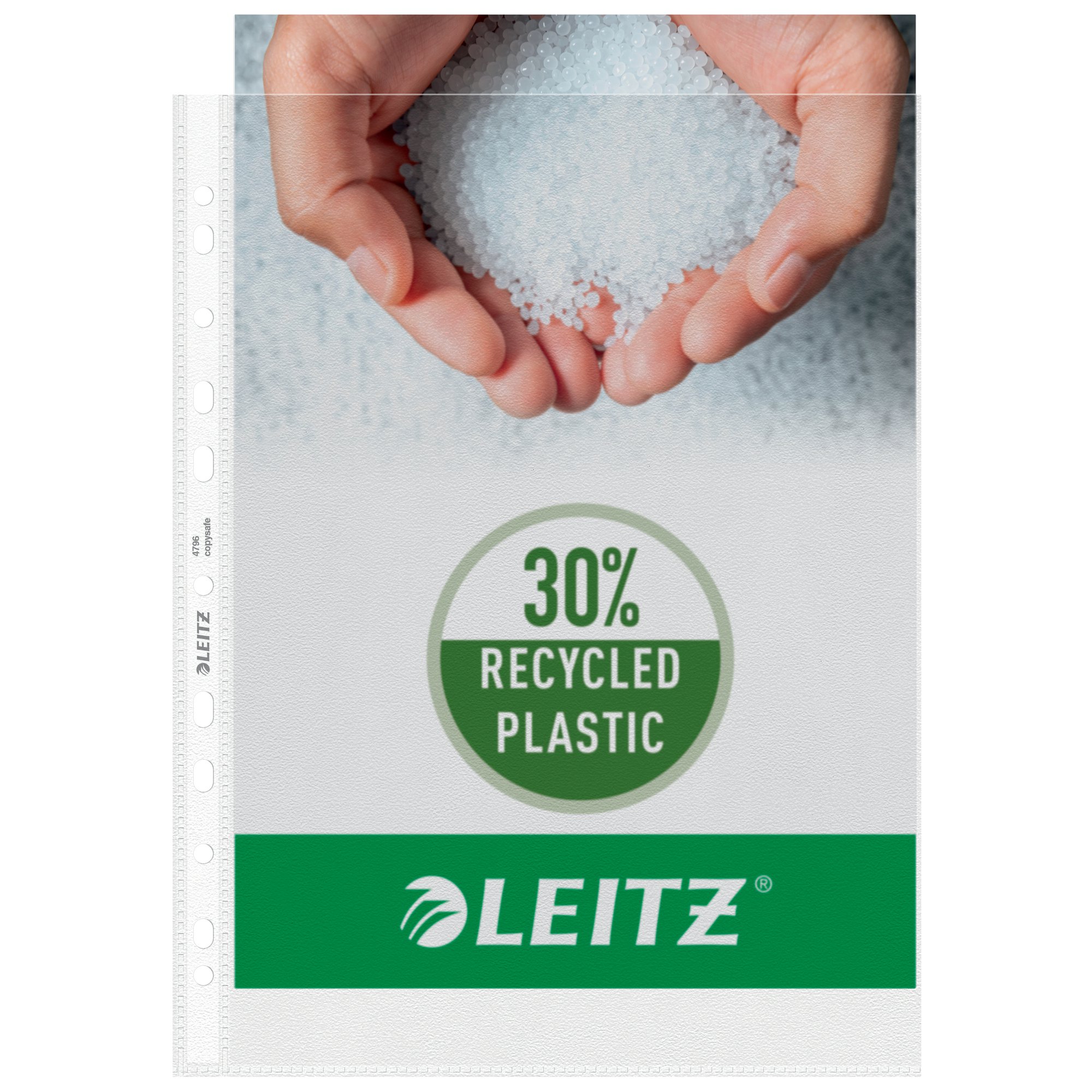 Leitz Quality Pocket A4, 30% pre-consumer recycled plastic