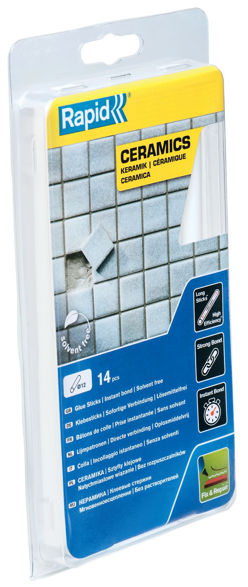 Rapid 12 mm Glue Sticks Ceramics
