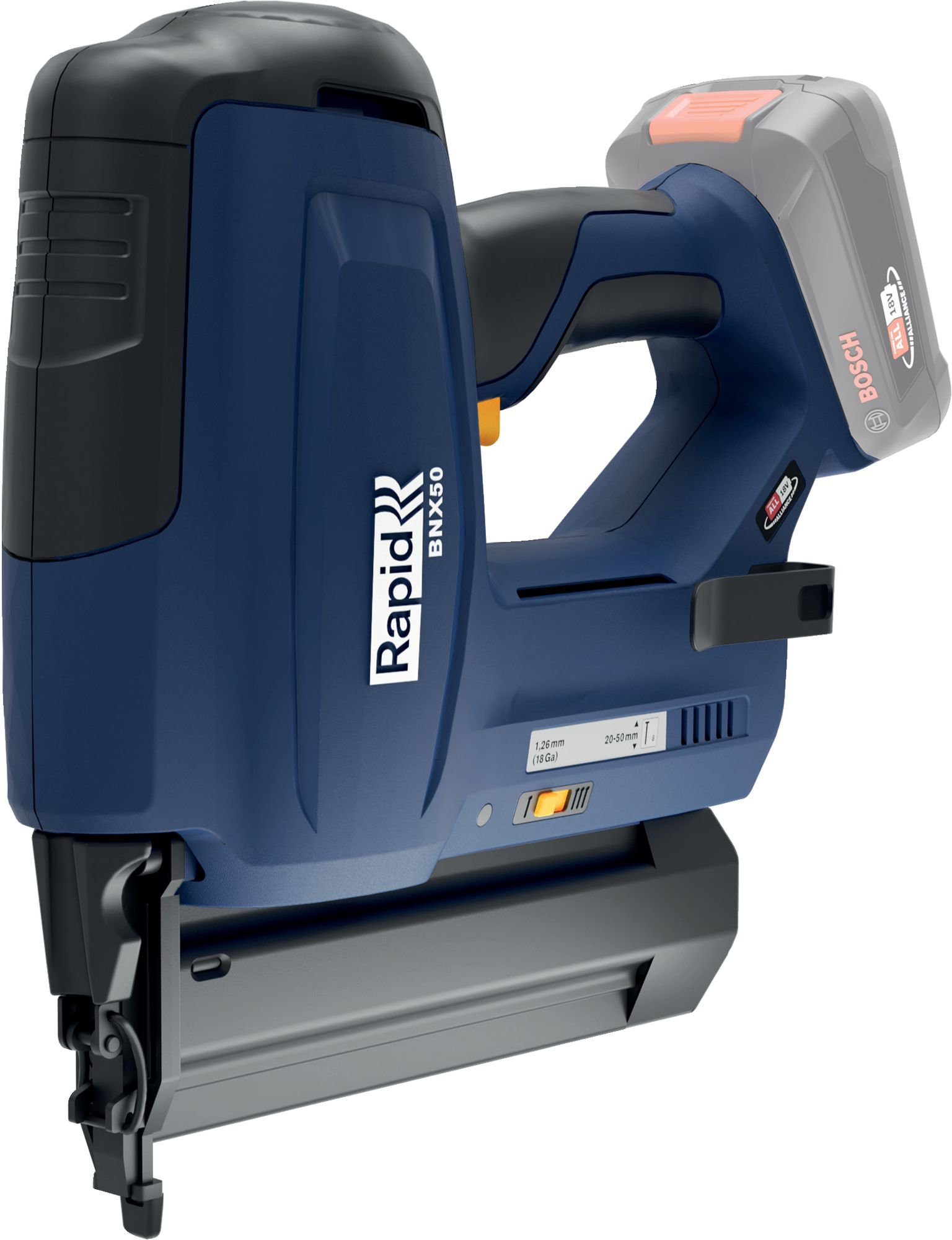 Rapid BNX50 Battery-powered brad nailer 18V P4A