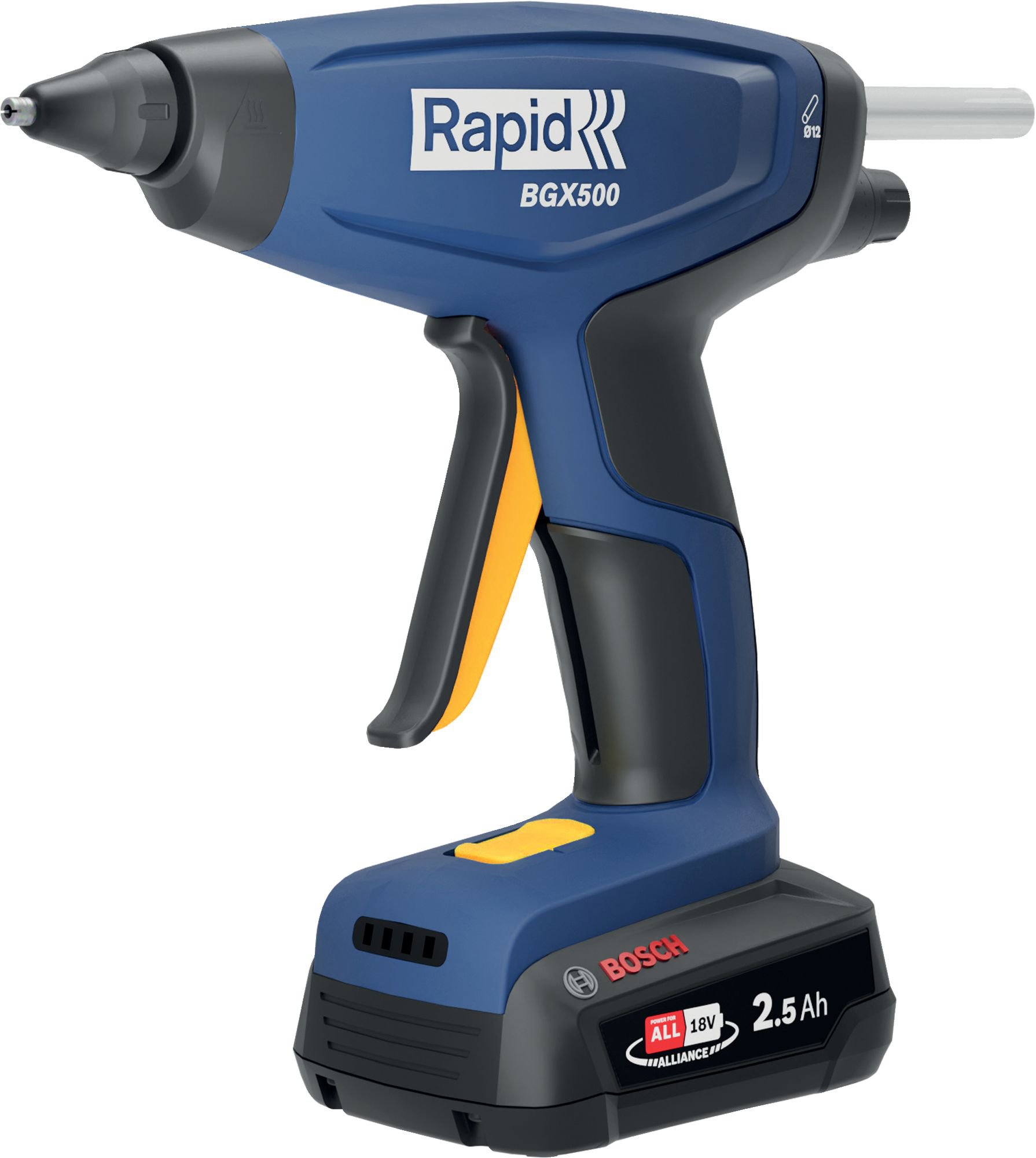 Rapid BGX500 Battery-powered Glue Gun 18V P4A Case
