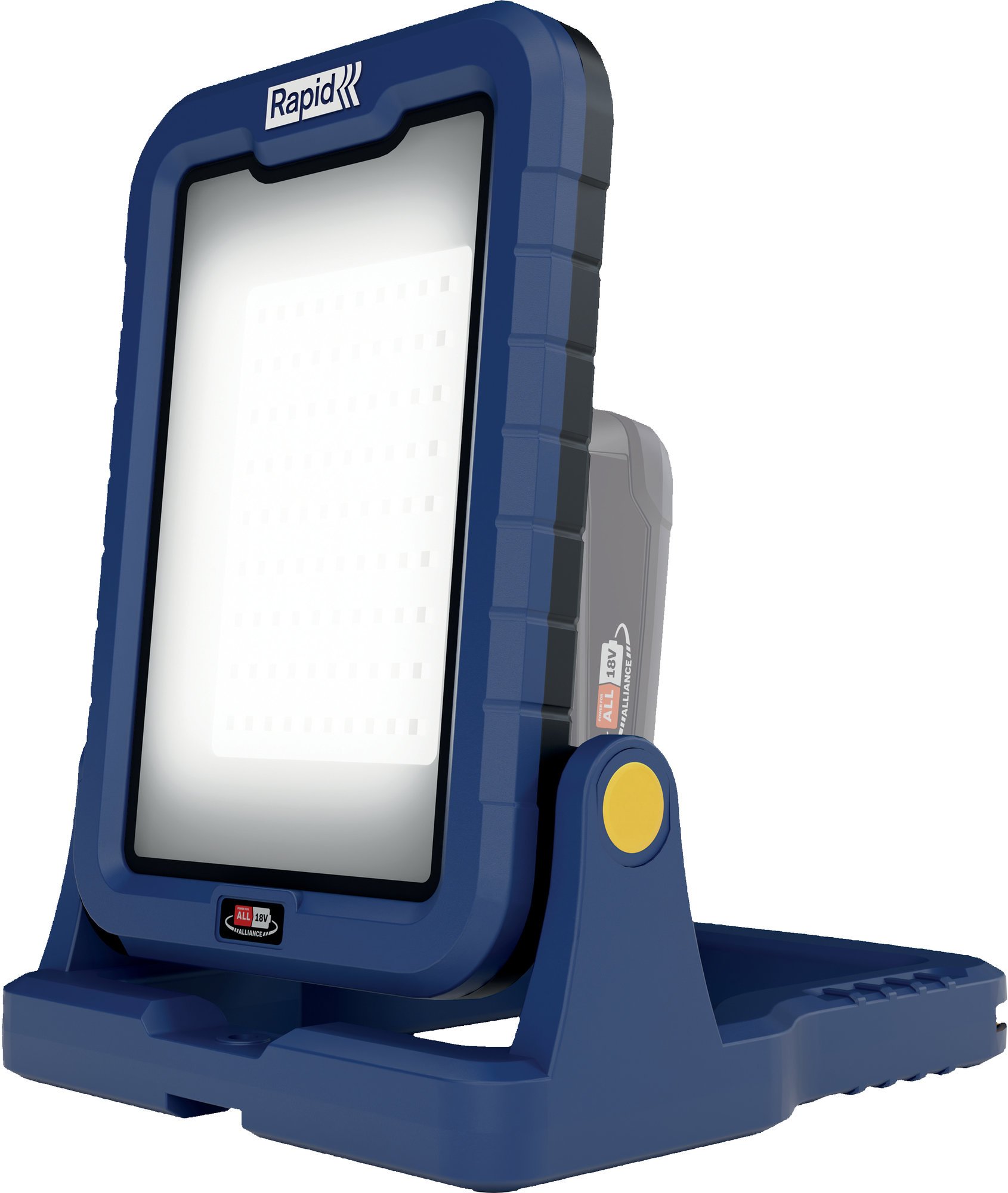 Perfect for bright, cordless lighting – 2400 lumens wherever you need it.