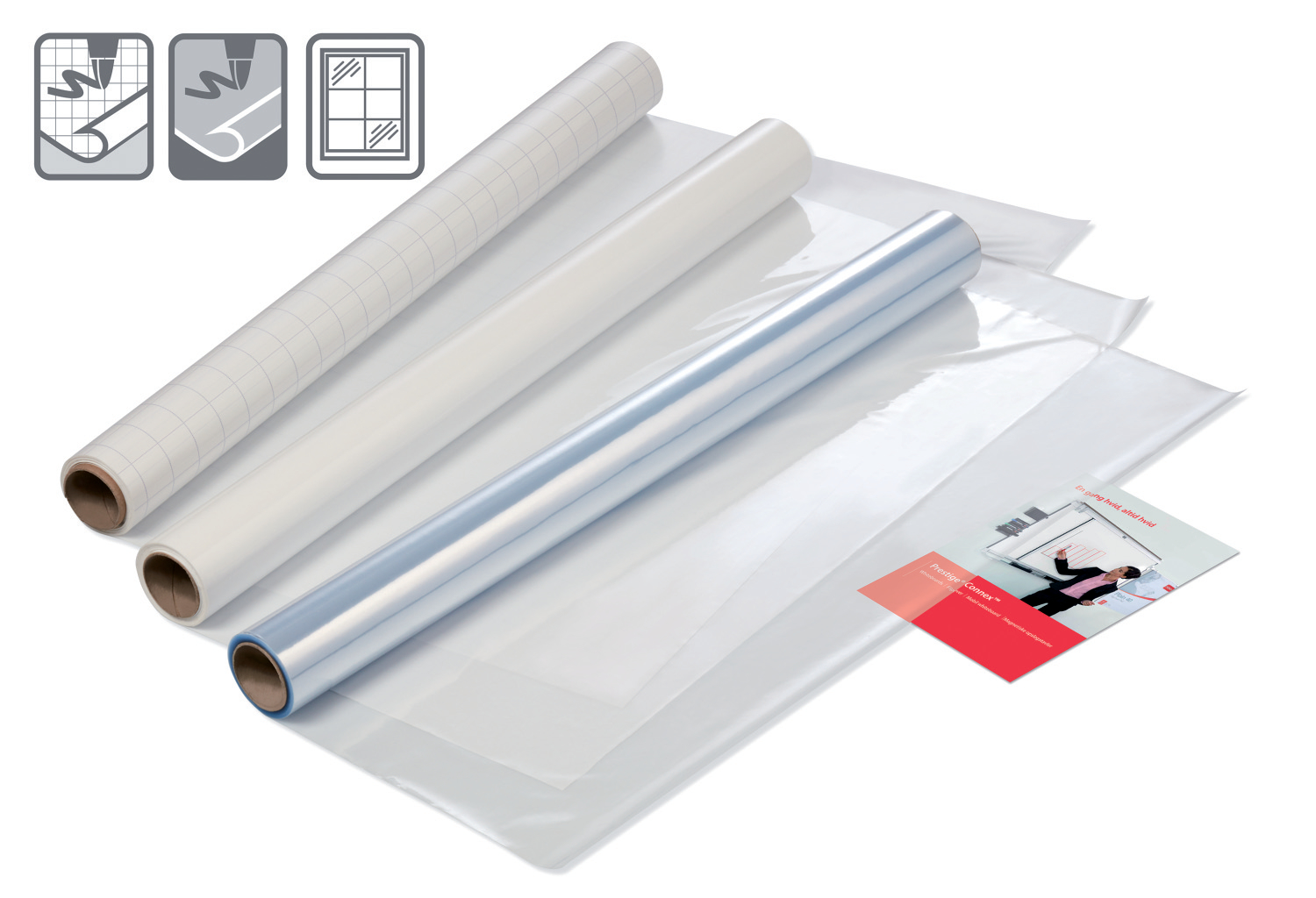 Nobo Instant Whiteboard Dry Erase Sheets 600x800mm White