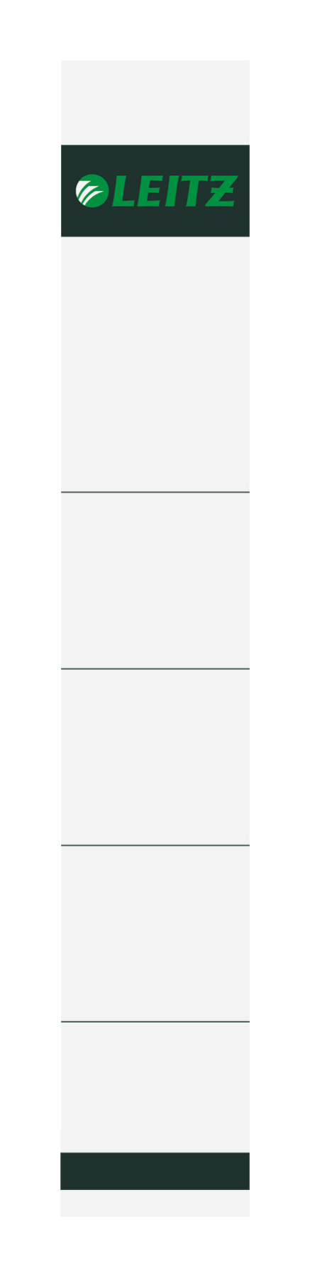 Leitz PC 50mm Printable Lever Arch File Card Spine Labels (Pack of 10)