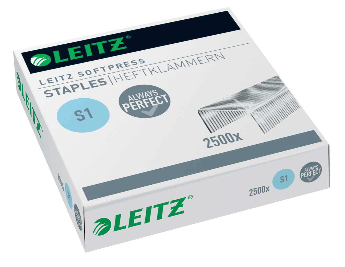 Leitz Softpress Staples. Perfect stapling results for up to 30 sheets (2,500)