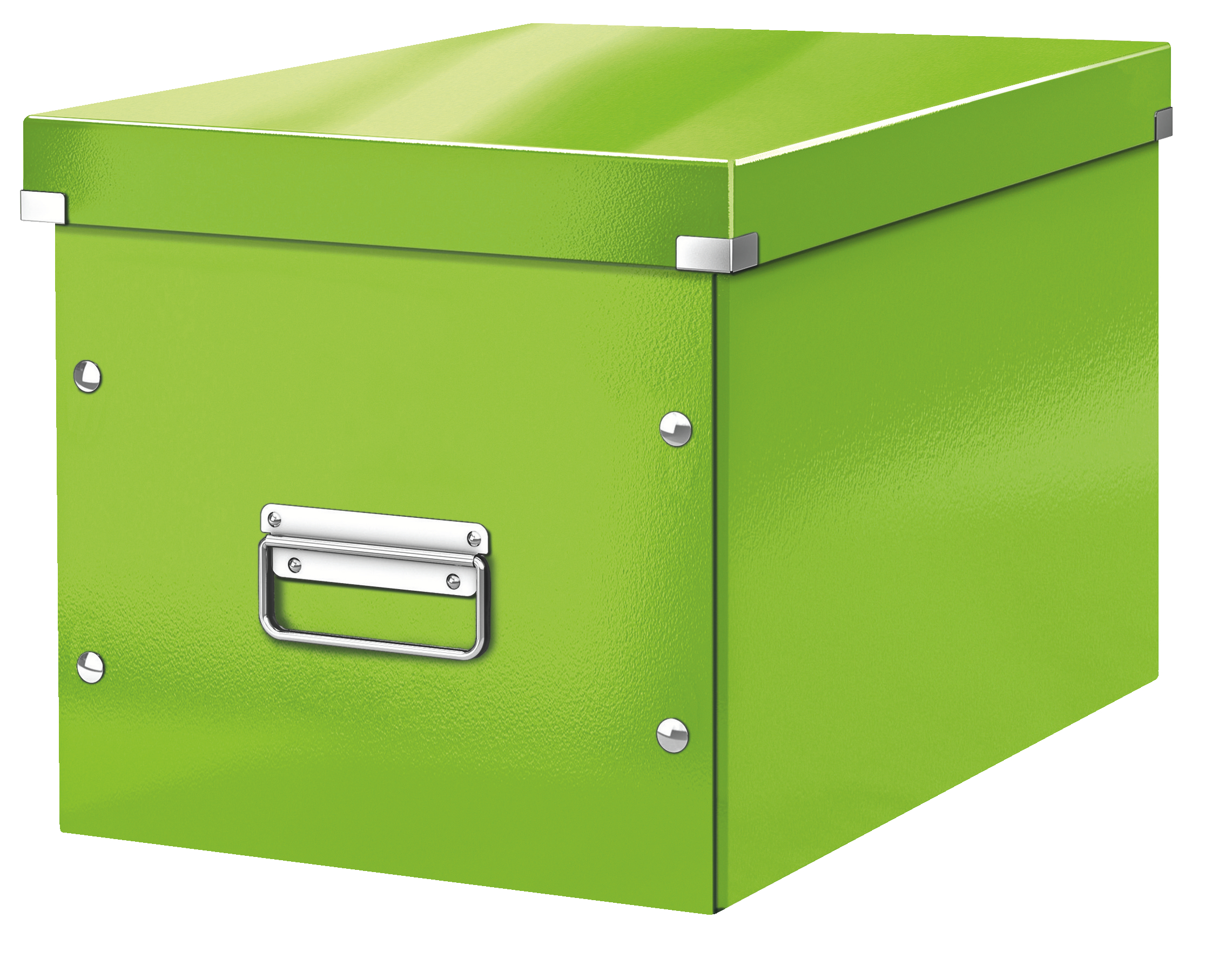 Leitz WOW Click & Store Cube Large Storage Box, Green.