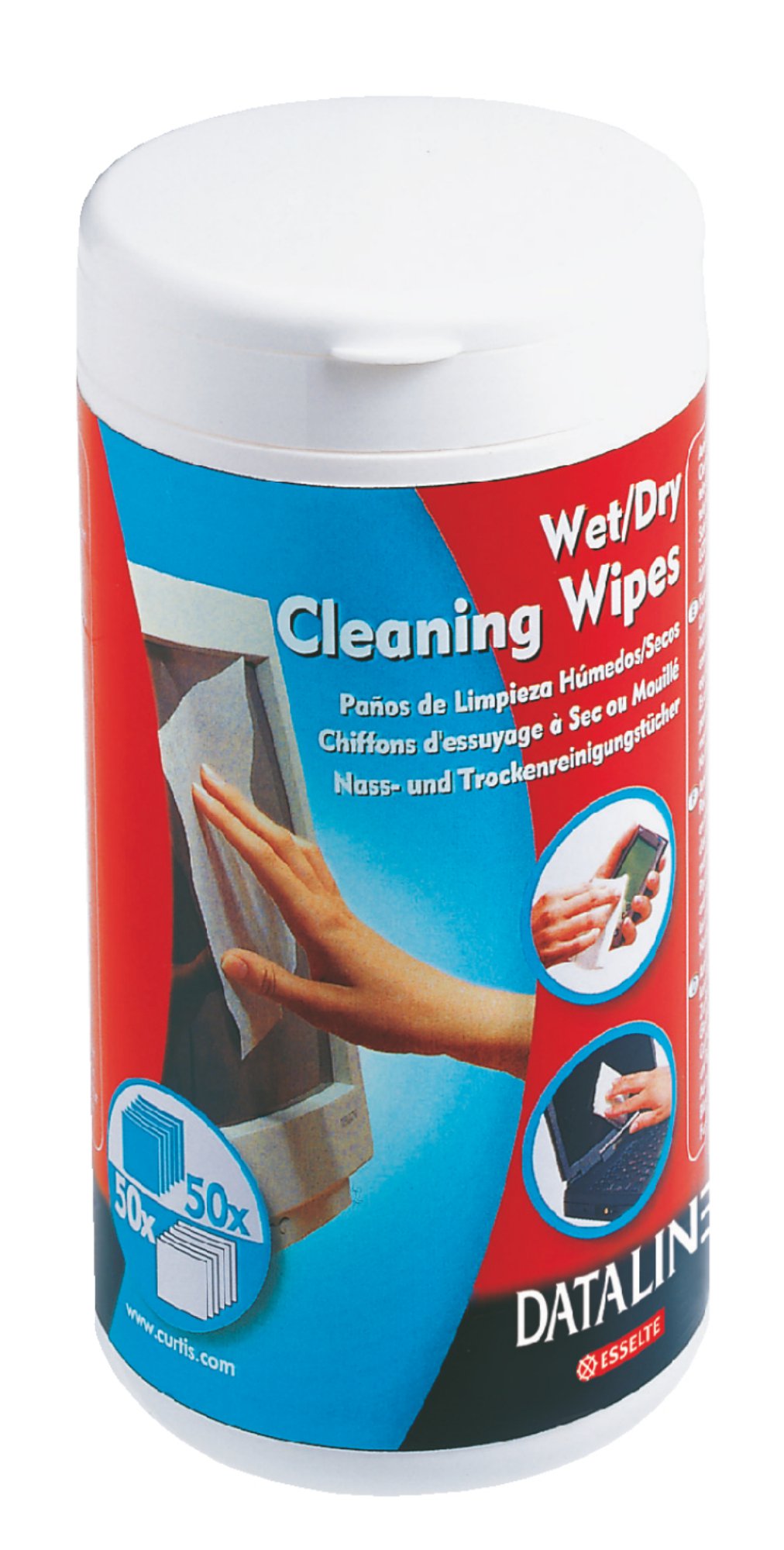 Esselte Dataline Screen Wipes Wet & Dry