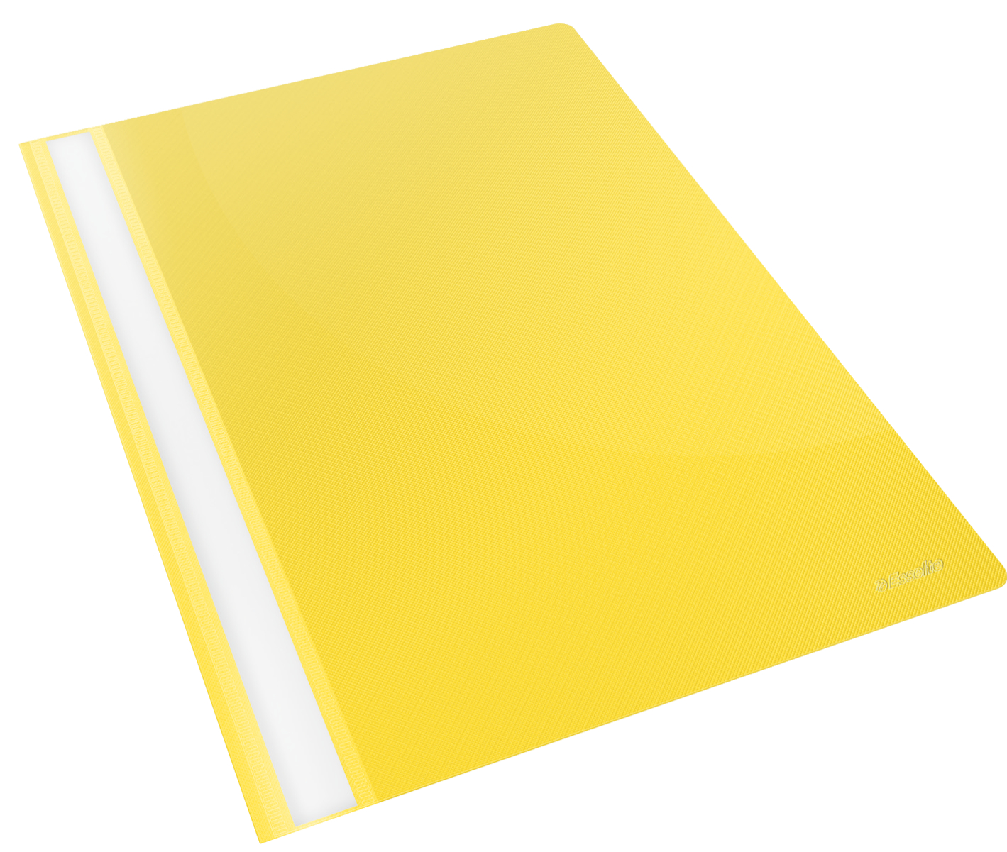 Esselte VIVIDA Report Flat File A4 Yellow Plastic With Clear Front (Box 25)