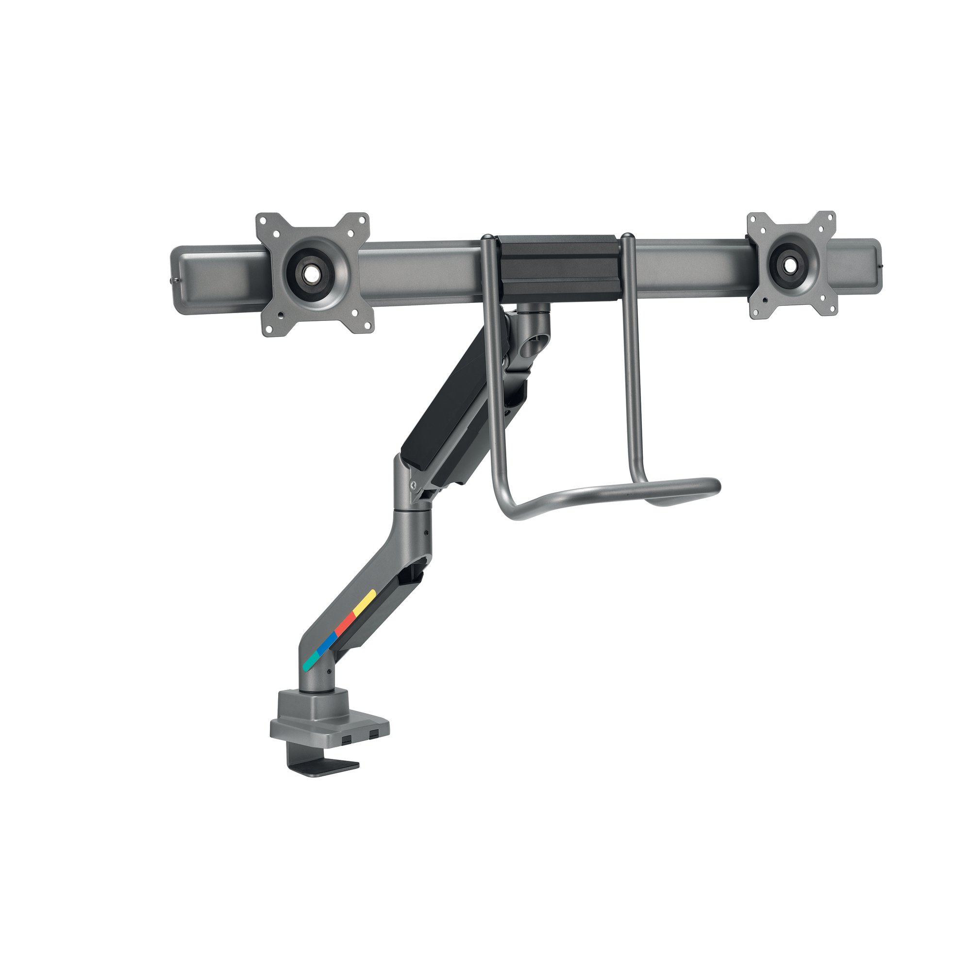 Kensington SmartFit™ Dual Monitor Arm with Crossbar and Handle