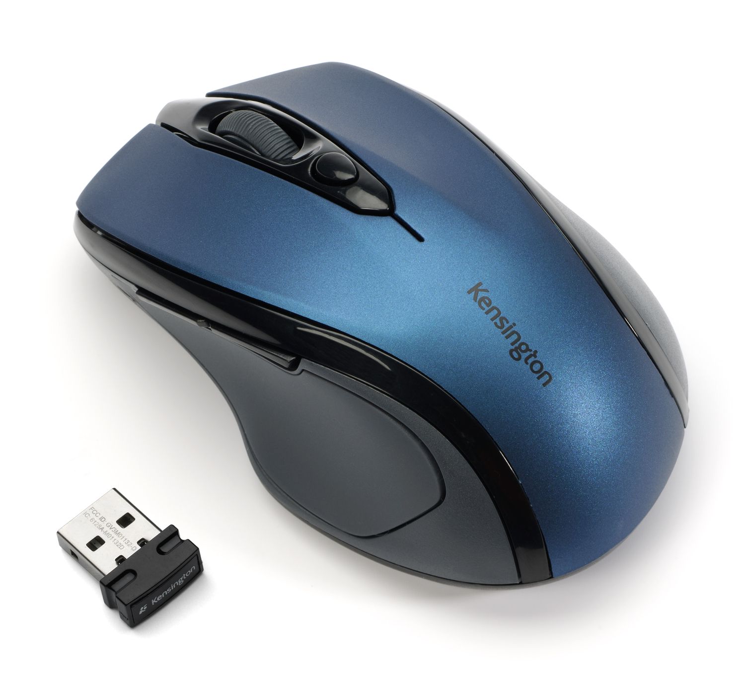 Kensington Pro Fit Mouse Mid-Size Optical Wireless Right Handed Blue Ref K72421WW