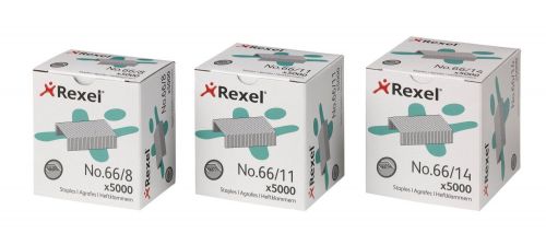 RX06070 Rexel No 66 Staples 11mm (Pack of 5000) 06070