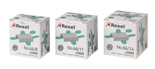 RX06075 Rexel No 66 Staples 14mm (Pack of 5000) 06075
