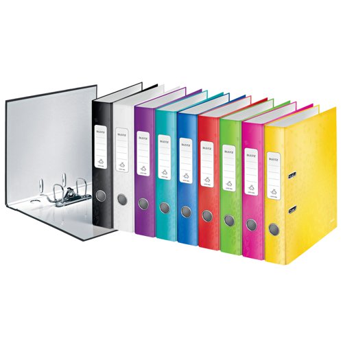 Leitz Lever Arch File 180 WOW A4 50mm Red (Pack 10) - 10060026 21706AC Buy online at Office 5Star or contact us Tel 01594 810081 for assistance
