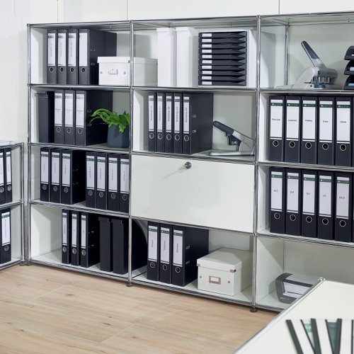 Leitz 180 Lever Arch File Polypropylene A4 80mm Spine Width Yellow (Pack 10) 10101015 20220ES