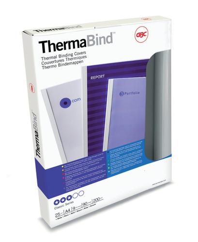 GBC Thermal Covers 6mm White Pack 25