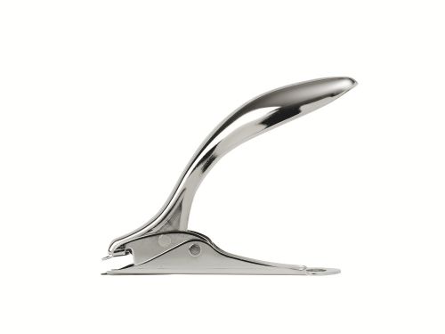 28718AC | The Samson Heavy Duty Staple Remover is an ergonomically designed plier style staple extractor in stainless steel. Strong and proficient, it can handle removal of staples from documents of up to 160 sheets, ideal for heavy duty use.