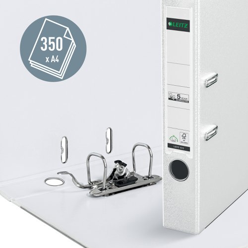 High quality lever arch file for professional office users. Durable materials and superior 180° mechanism ensure excellent performance and efficiency.