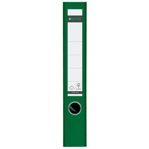21741AC - Leitz Lever Arch File A4 Polypropylene 180 50mm Green (Pack 10) - 10151055