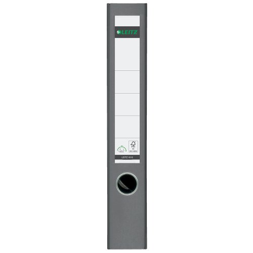 Leitz 180 Lever Arch File Polypropylene A4 52mm Spine Width Grey (Pack 10)) 10151085