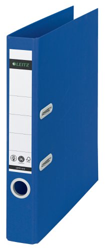 Leitz 180 Recycle Lever Arch File A4 50mm Spine Blue 10190035