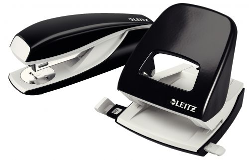 Leitz 2 Hole Punch 30 Sheet Black 50080095 LZ500895 Buy online at Office 5Star or contact us Tel 01594 810081 for assistance