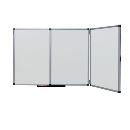 Nobo Steel Folding Confidential Whiteboard 1200x900mm 31630514