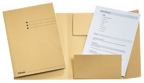 Esselte Manilla 3-Flap Folder - Outer Carton of 50