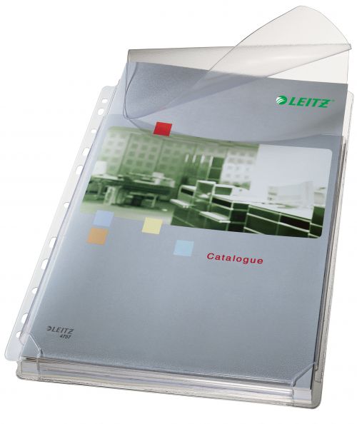 Leitz Premium Expandable Pocket With Flap A4 20mm Pack 5