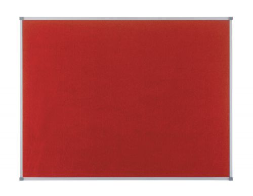 Nobo Essence Felt Notice Board Red 900x600mm Ref 1904066 ACCO Brands