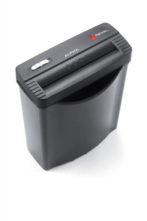 Rexel Alpha Home Shredder Ribbon Cut 10 Litre 5 Sheets 2102020