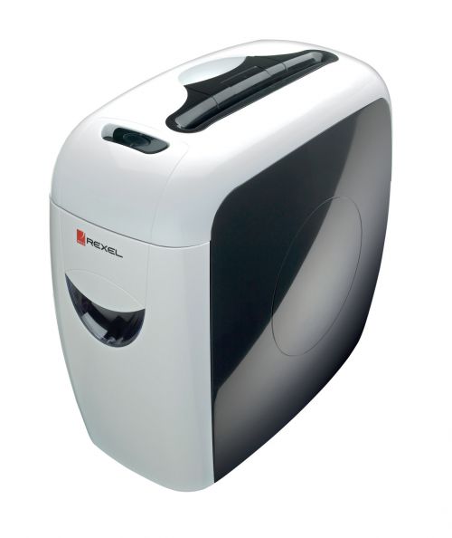 Rexel Prostyle+ Manual Cross Cut Shredder, For Home or Small Office Use, 11 Sheet Capacity, 20L Bin, P4, White