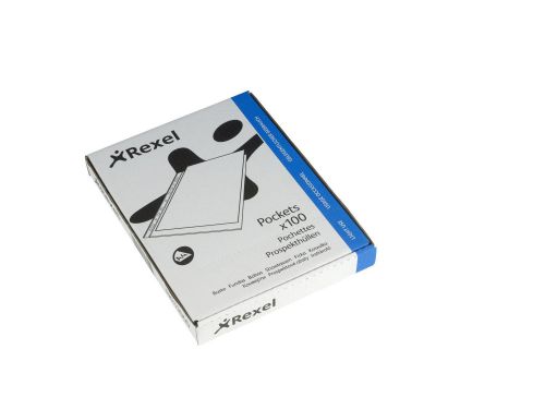 Rexel Superfine Pocket Multipunched Polypropylene Top-opening 43 Micron A4 Clear Ref 11040 [Pack 100]