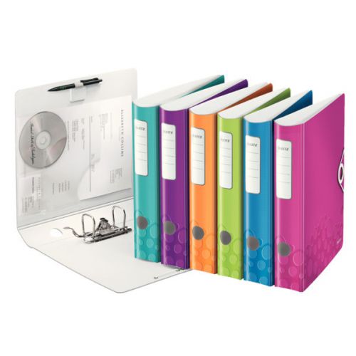 Leitz 180° Active WOW Lever Arch File. A4 50mm Assorted - Outer carton of 5