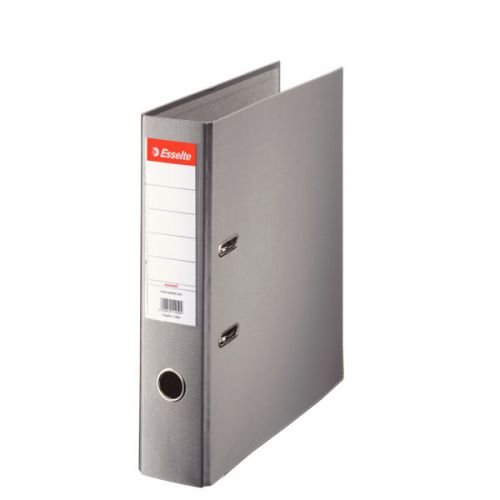 Esselte Essentials Lever Arch File Polypropylene A4 75mm Grey - Outer carton of 20