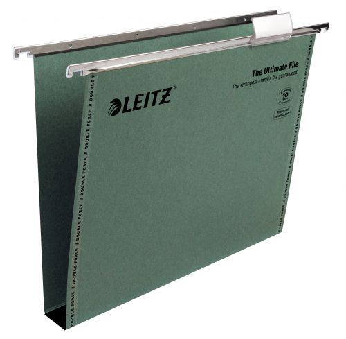 Leitz Ultimate Clenched Bar Suspension File A4 - Green (Pack of 50)