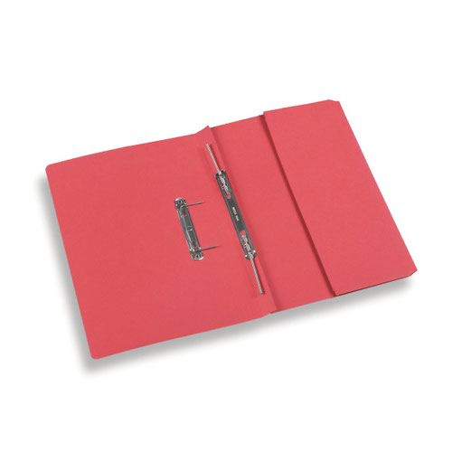 Rexel Jiffex Pocket Transfer File Foolscap Red (Pack of 25) 43318EAST EA43318