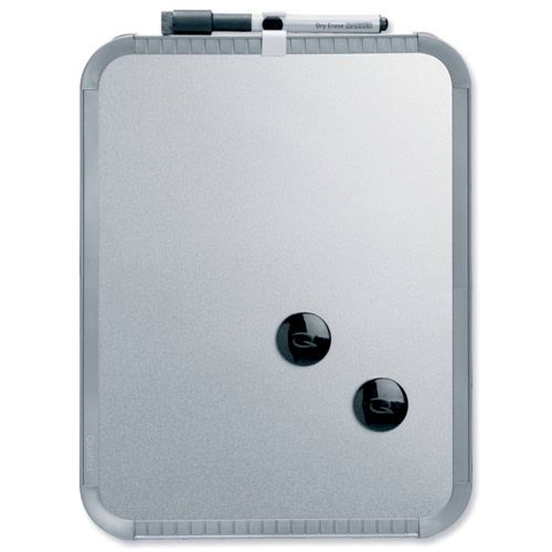 Nobo Mini Magnetic Whiteboard Slim Silver Frame 220x280mm