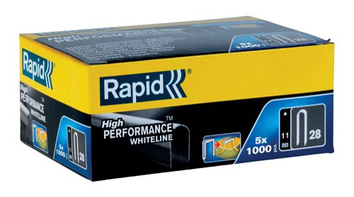 Rapid No. 28 Cable staple White 11 mm