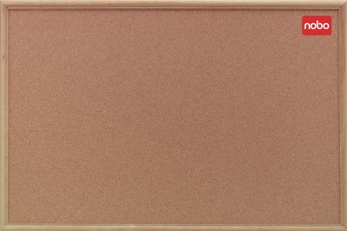 Nobo Cork Noticeboard Oak Framed 600x450mm