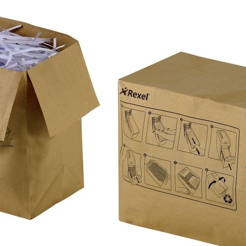 Rexel 2102441 Mercury 50 Litre Shredder Bags 50pk | 20790J | ACCO Brands